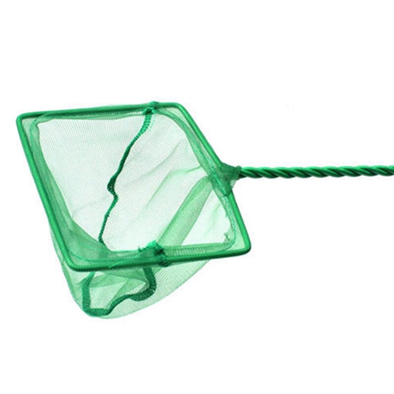Aquarium Accessories Fish Tank Fish-catching Net Network Round Square Fish-catching Net Hand Stretching Aquarium Dip Net Dredge: 3 inches