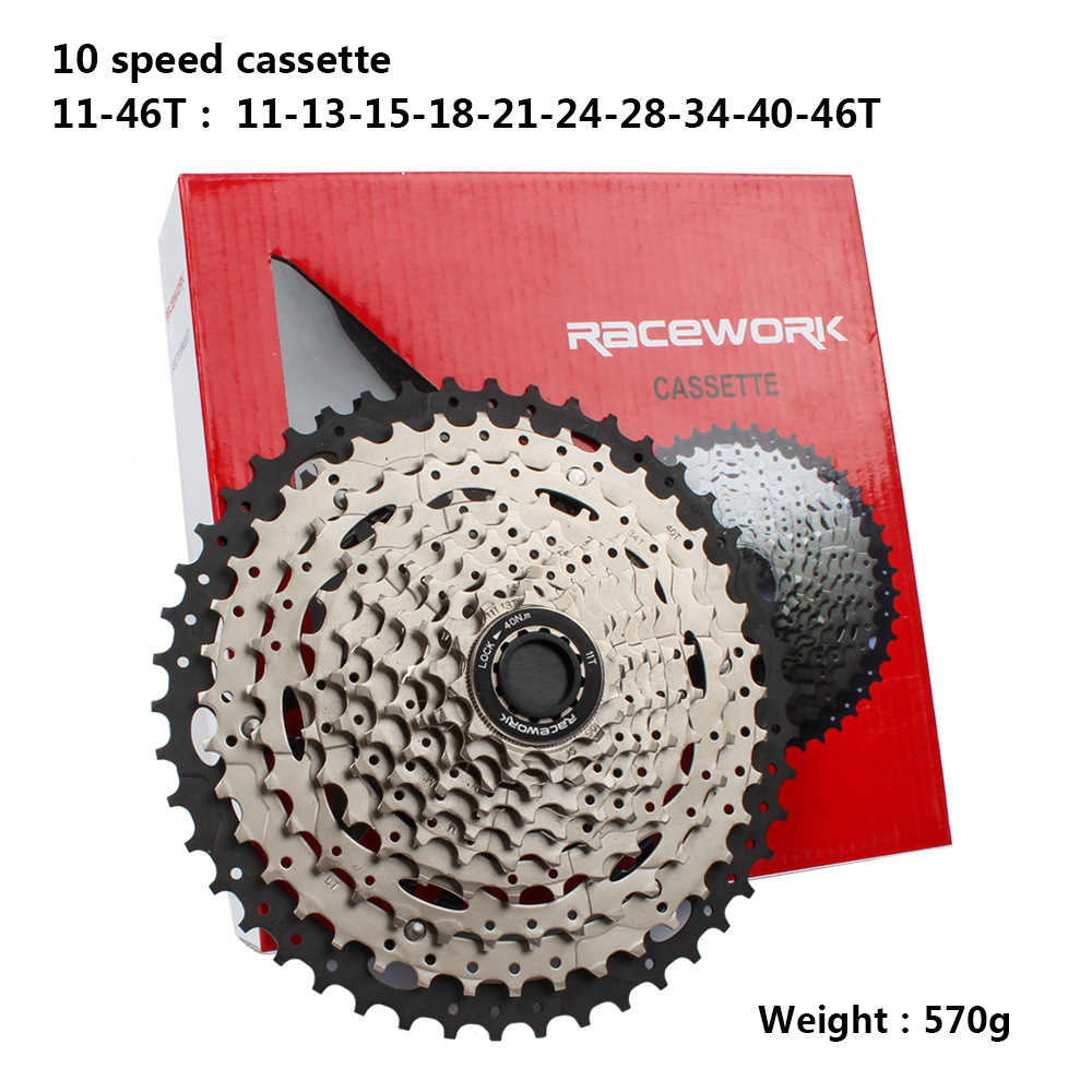 Mountainbike Box-montiert Freilauf 10 11 12 Geschwindigkeit 42 46 50 52T Großen Zahn Freilauf: 10 Speed 46T Silver