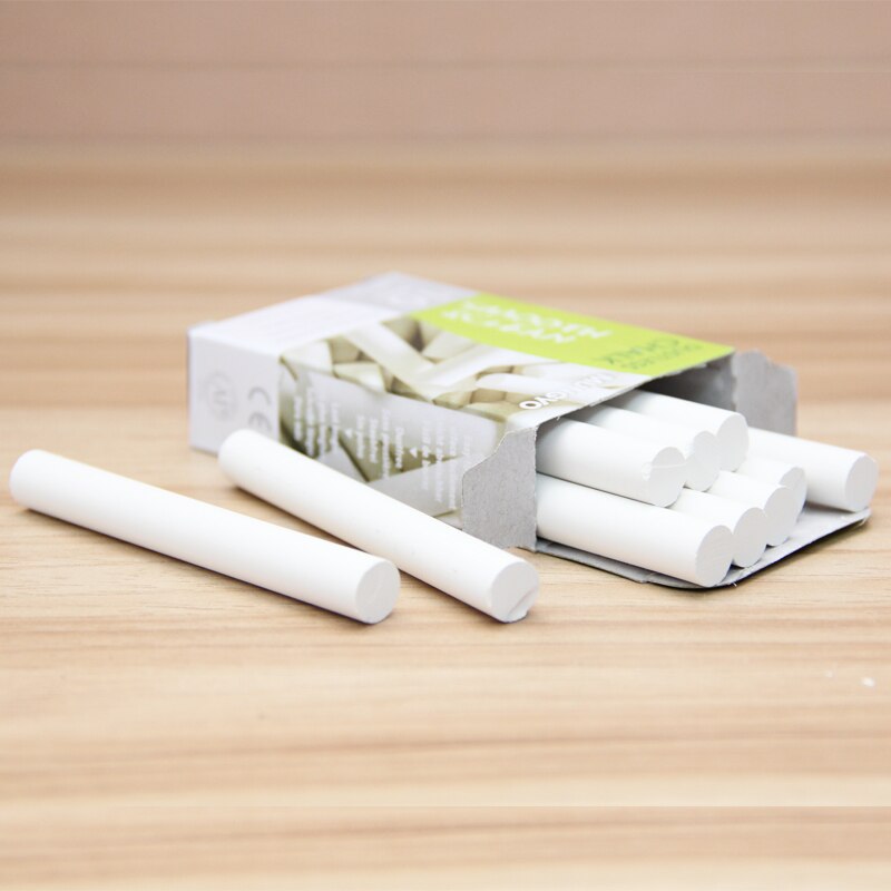 10 Stks/pak Wit Stofvrij Krijt voor Tekening & & School Briefpapier & Office Supply