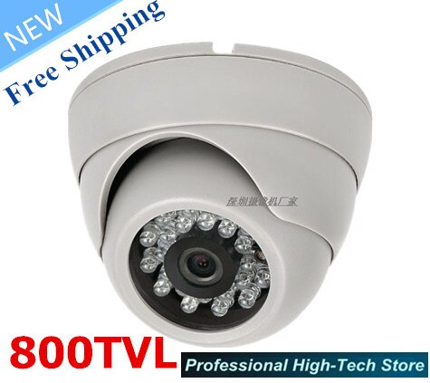 ! CCTV Camera HD 800TVL sony ccd CCTV CAM Ir 24 leds 1/3 sony ccd pal/ntsc SECURITY Camera Indoor met