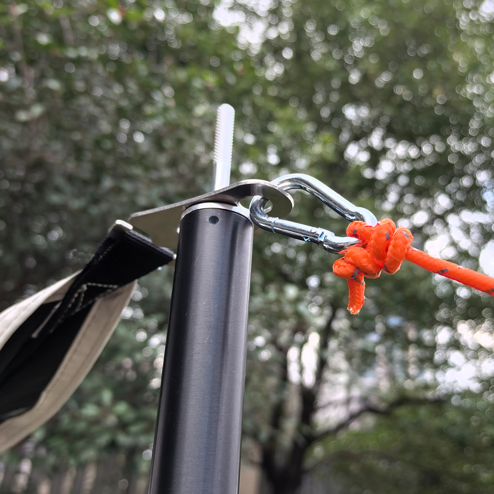 2/4Pcs Camping Tent Adjuster Wind Rope Buckle Camping Rope Buckle Canopy Rope Tightener Stainless Steel ​Awning pole Fasteners