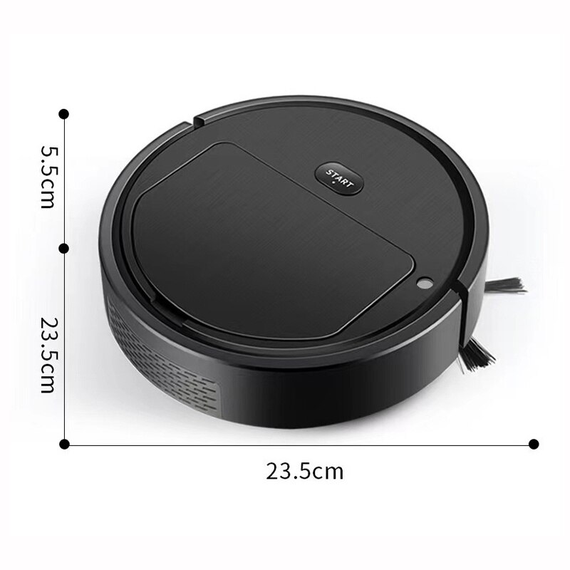 Robot Vacuum Cleaner with Edge Brush &amp; Mist Spraying USB Chargeable Automatic with Edge Brush &amp; Mist Spraying Floor Cleaning PRE