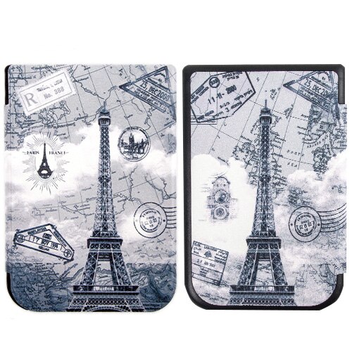 Smukła obudowa do Pocketbook 631 Plus, inteligentne etui ze skóry PU do Pocketbook dotykowy HD 631, magnetyczny Funda do Pocketbook dotykowy HD 2: Tower