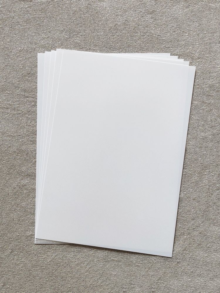 Double Sides Inkjet Printable Shrinky Film A4 Paper Crazy White Shrink Plastic By Printer DIY Crafts Materials Creativity: Default Title