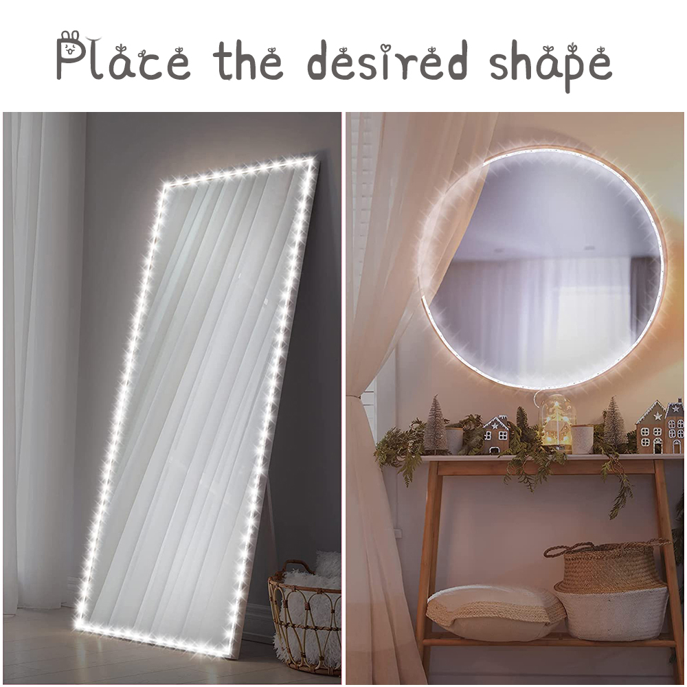 LED Make-up Spiegel Lichtstrip Badkamer Lamp Kaptafel Wandlamp Led Nachtlampje Voor Kamer Cosmetische Spiegels Decoratief