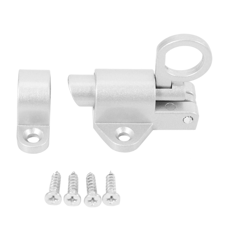 Aluminum Alloy Security Automatic Window Gate Lock Spring Bounce Door Bolt Latch