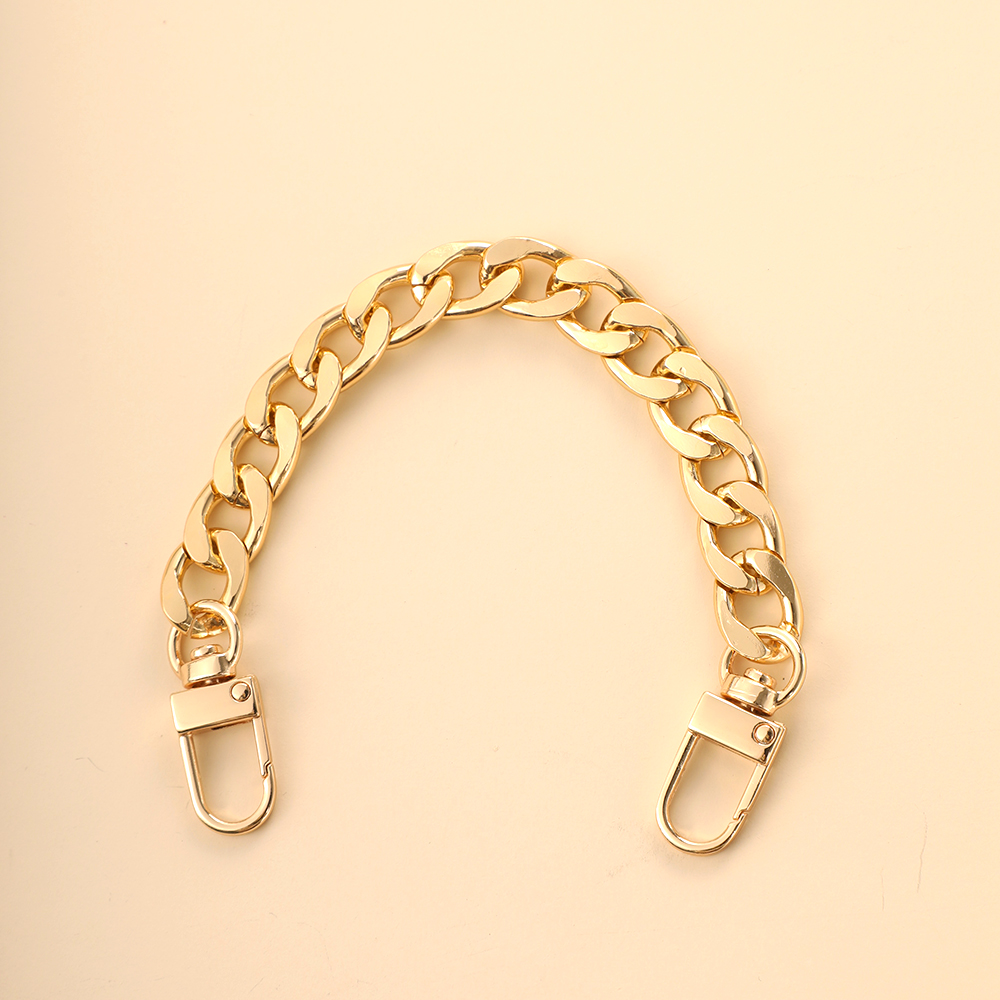 EquiBag-Accessoires de sangle JOBag, rallonge de 20cm, métal JOSolid, document DIY JOstrong or argent noir environnement: Or