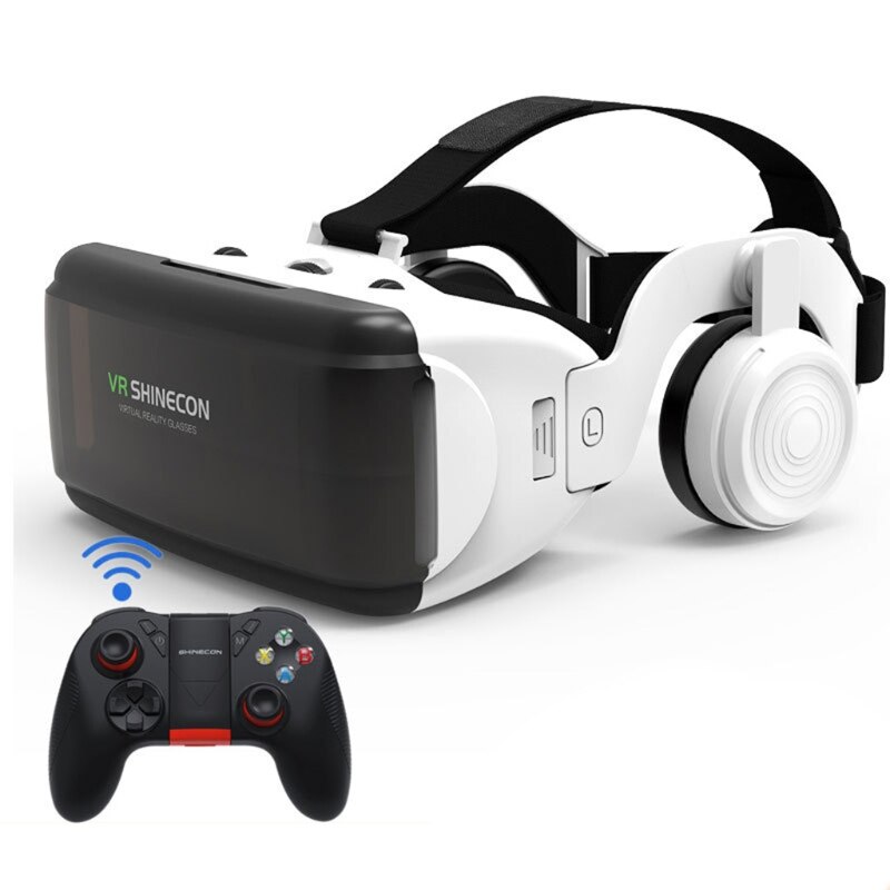 Mini VR originale realtà virtuale scatola di occhiali 3D Stereo VR -Google cartone Smartp cuffia casco per-ios-Smartphone Android, B: GEB4