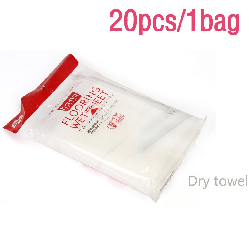 Serpillière de sol jetable avec lingettes humides ou sèches, pour le nettoyage des sols, anti-poussière: WET SHEET (1 bag)