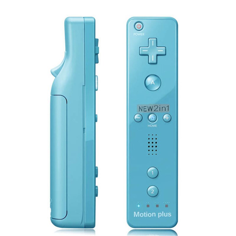 Mando a distancia inalámbrico 2 en 1 para Nintendo Wii, Funda de silicona con sensor de movimiento: as picture 8