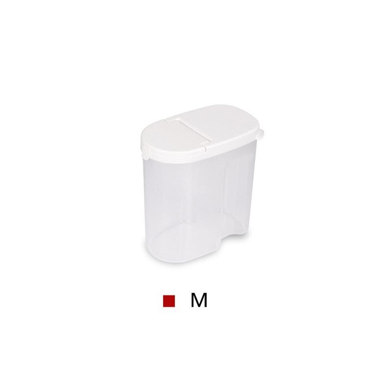 Tanque dispensador de almacenamiento de cereales, contenedor hermético de arroz, caja de almacenamiento de alimentos para cereales gruesos, granos, arroz, latas selladas: M