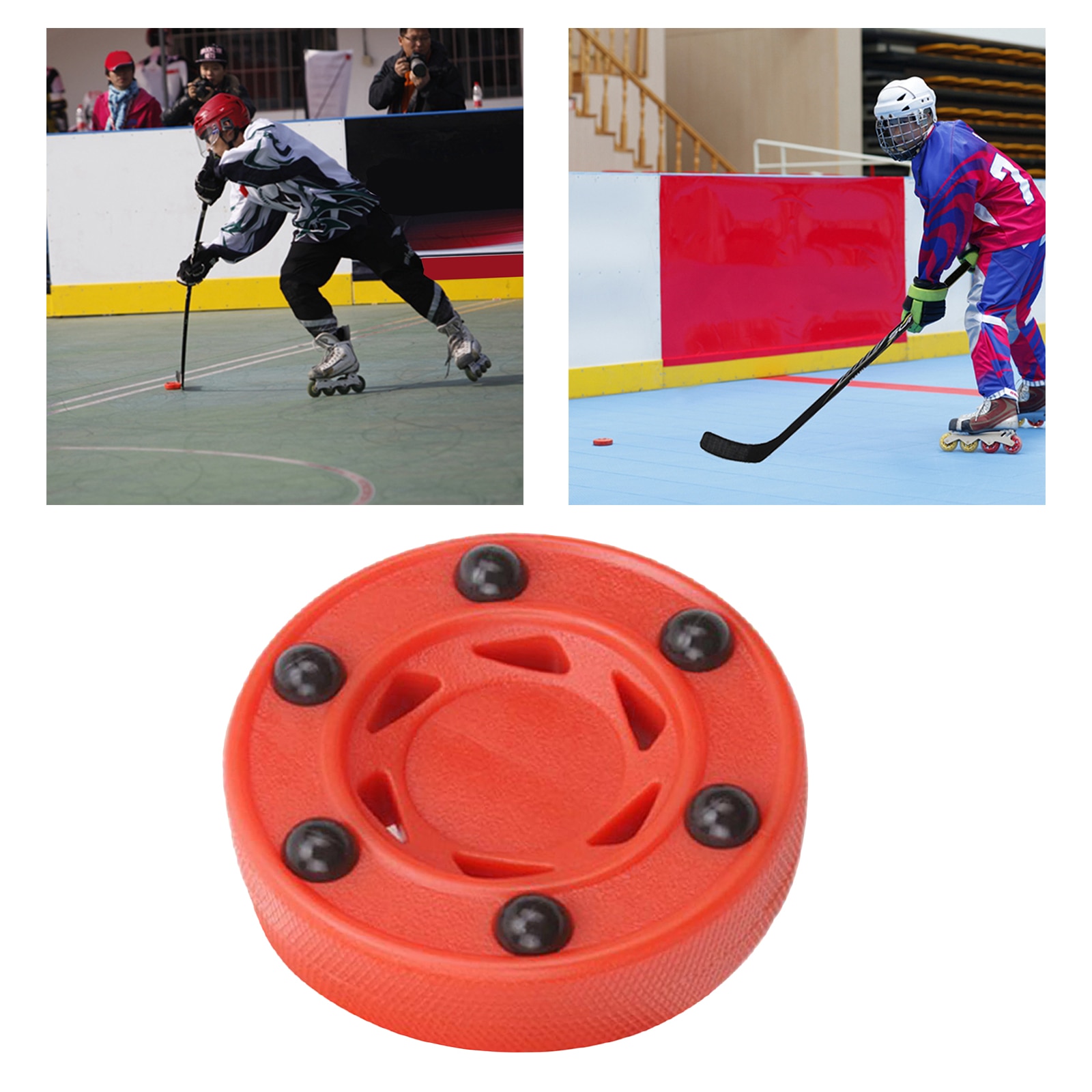Hockey Pucks 3in Ice Hockey Ball In/Outdoor Classic Winter Sports Equipment