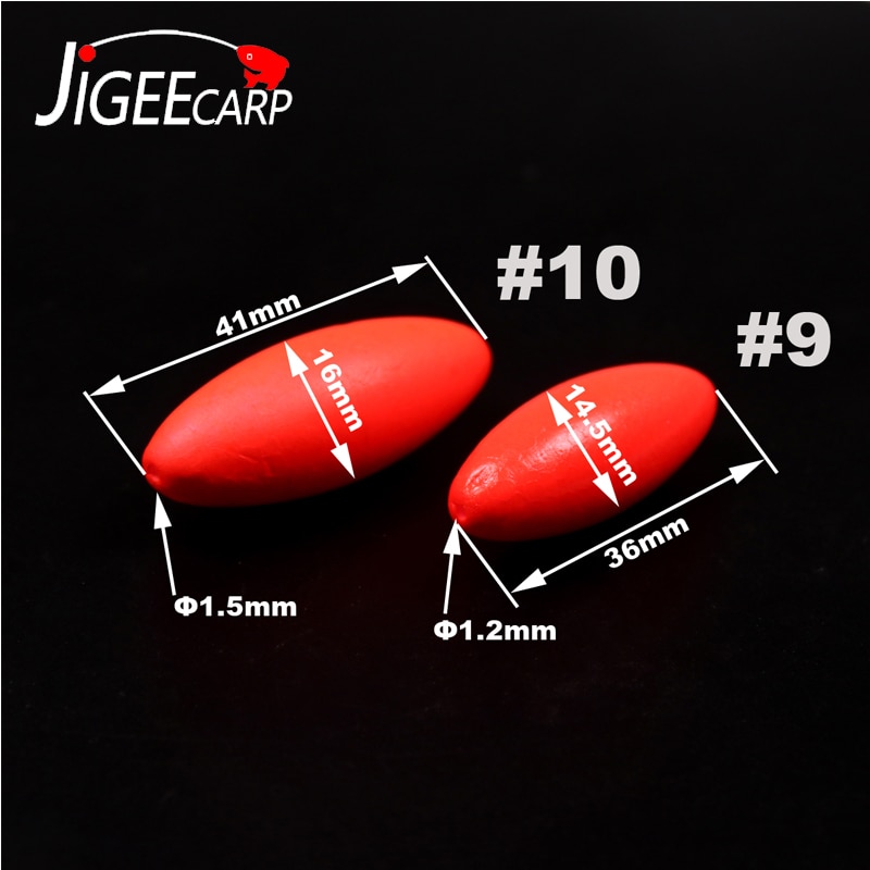 JIGEECARP 50 Uds flotador corcho de pesca para pescar pesca de bagre plataforma flotar flotabilidad pesca en agua salada flota de pesca accesorio