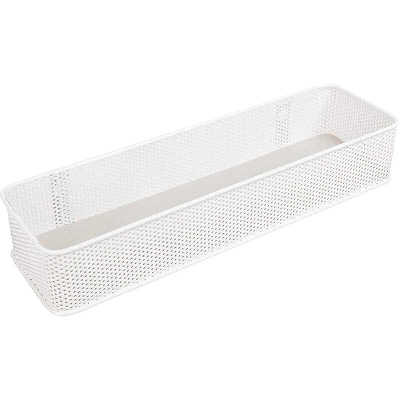 Entryway Organizer, Great for Storing Keys, Small Accessories, Mail, Wallets and More, White Finish