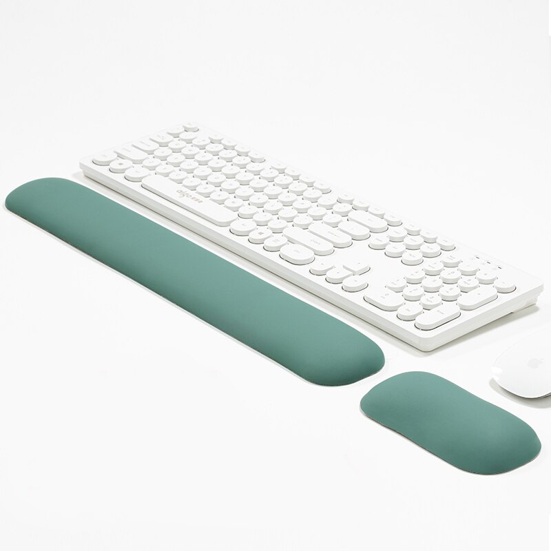 Memory Foam Toetsenbord Muis Polssteun Hand Ondersteuning Set Ergonomische Mousepad Kussen Mat Voor Office Laptop Computer Typen Gaming