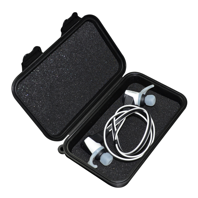 KZ Square Case High End In Ear Earphones Case Bag PU Zipper Storage Box Black Portable Hold Storage Box Oryginalne słuchawki HiFi