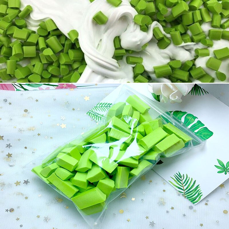 70Pcs Foam Strip Slime Mud Filler Clay Craft Sponge Strip Foam Filling Kids Toys Christmas DIY Slime Accessories Kids Toy