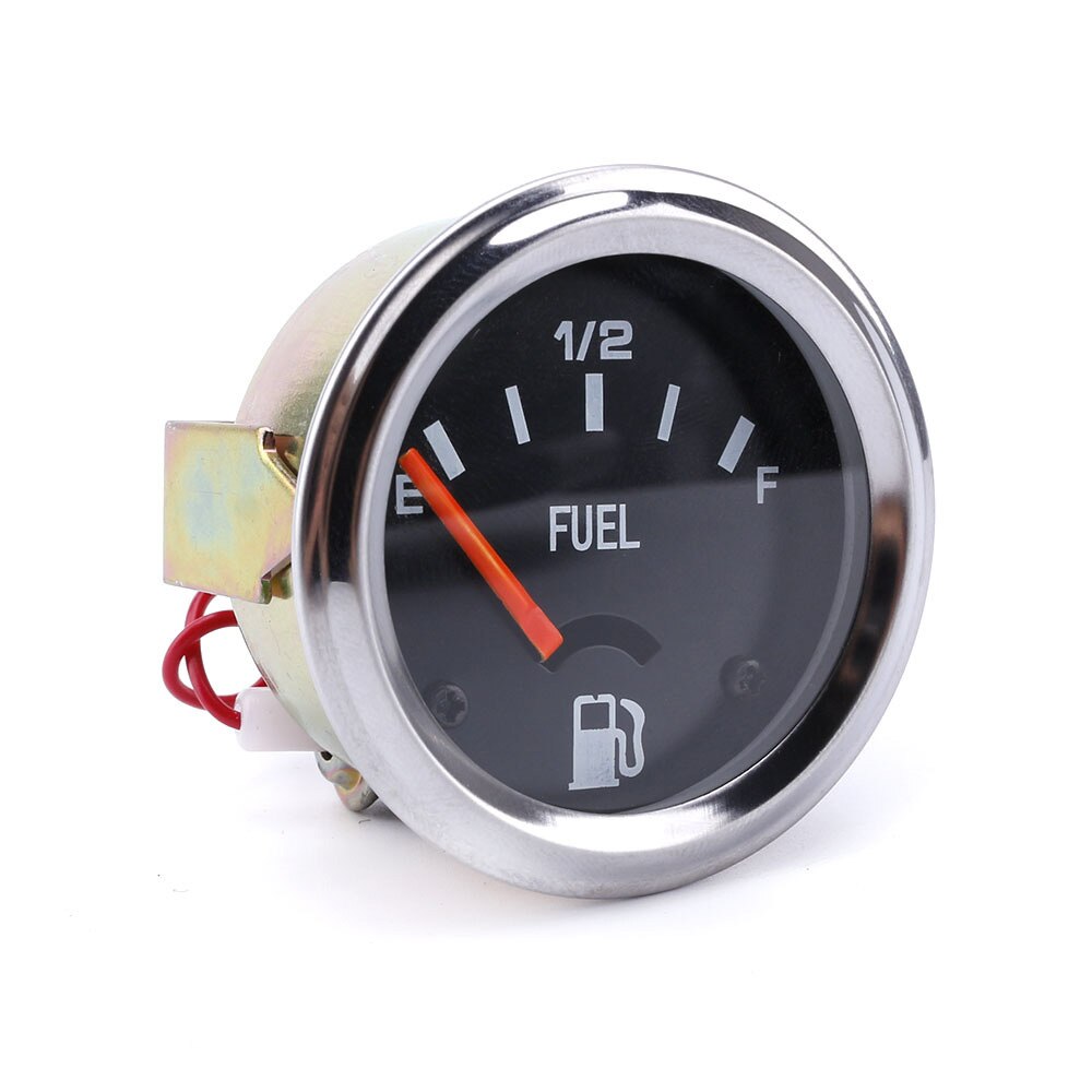 Mechanical Fuel Level Gauge 2-Inch 52mm Auto Car Gauge Meter E-1/2-F 1pc Auto Replacement