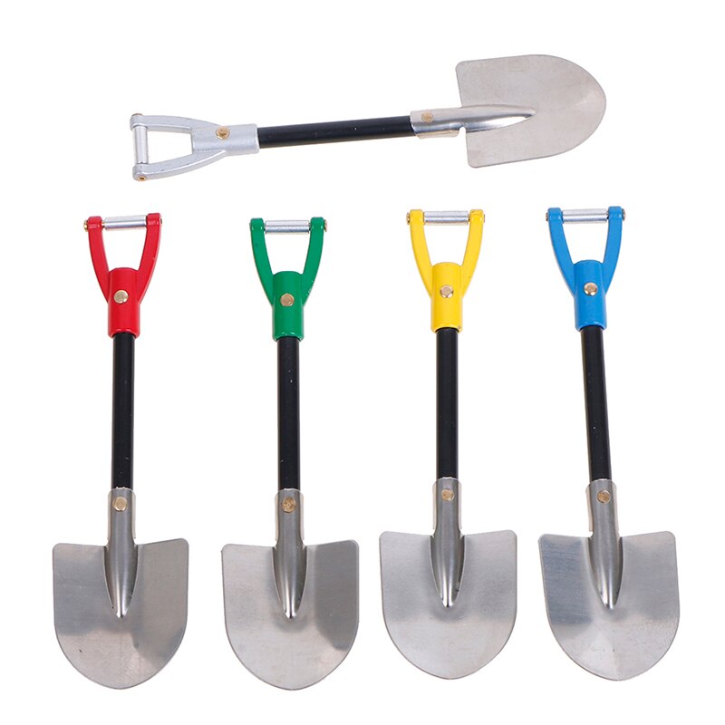 Simulation Metal Mini Shovel ＆ Simulation Bucket For RC Simulation Climbing Car Decoration ~
