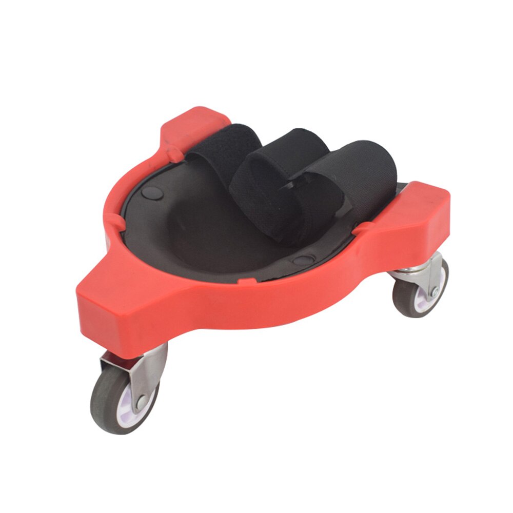 Multi-functional Rolling Knee Pad Protector Universal Wheel Knee Protection Pad Safety Accessories: Red
