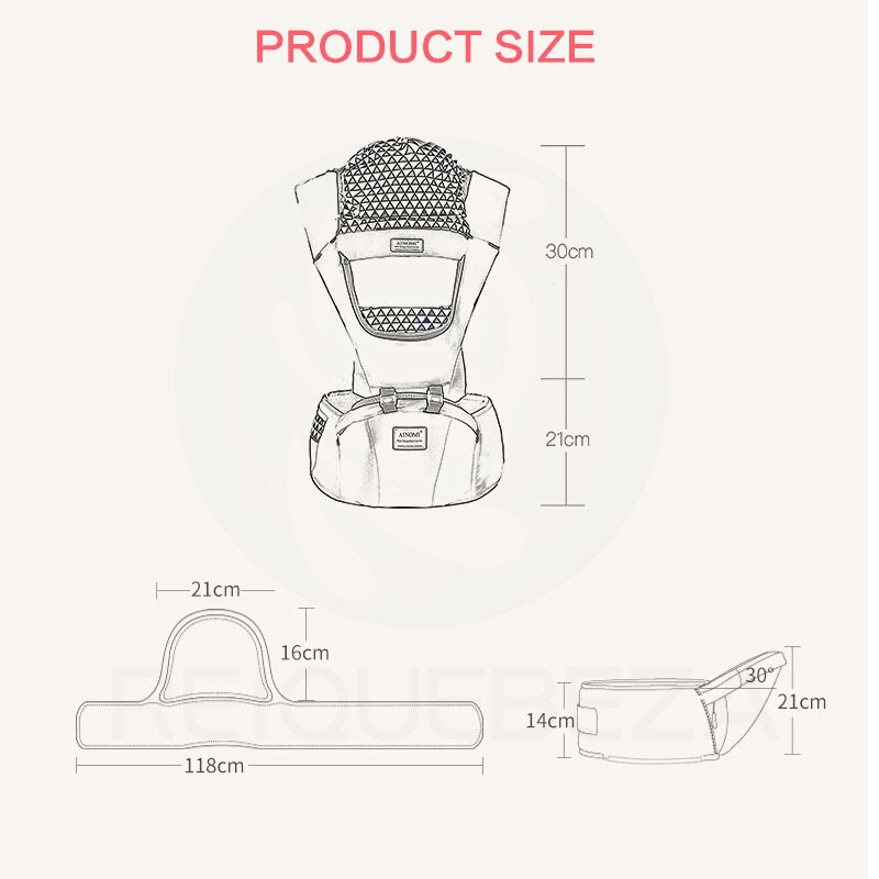 Ergonomisk bæresele 3 in 1 fremadvendt babyslynge slynge spædbørn baby hoftesæde bæresele rygsæk bebes kænguru tasker 0-36 måneder