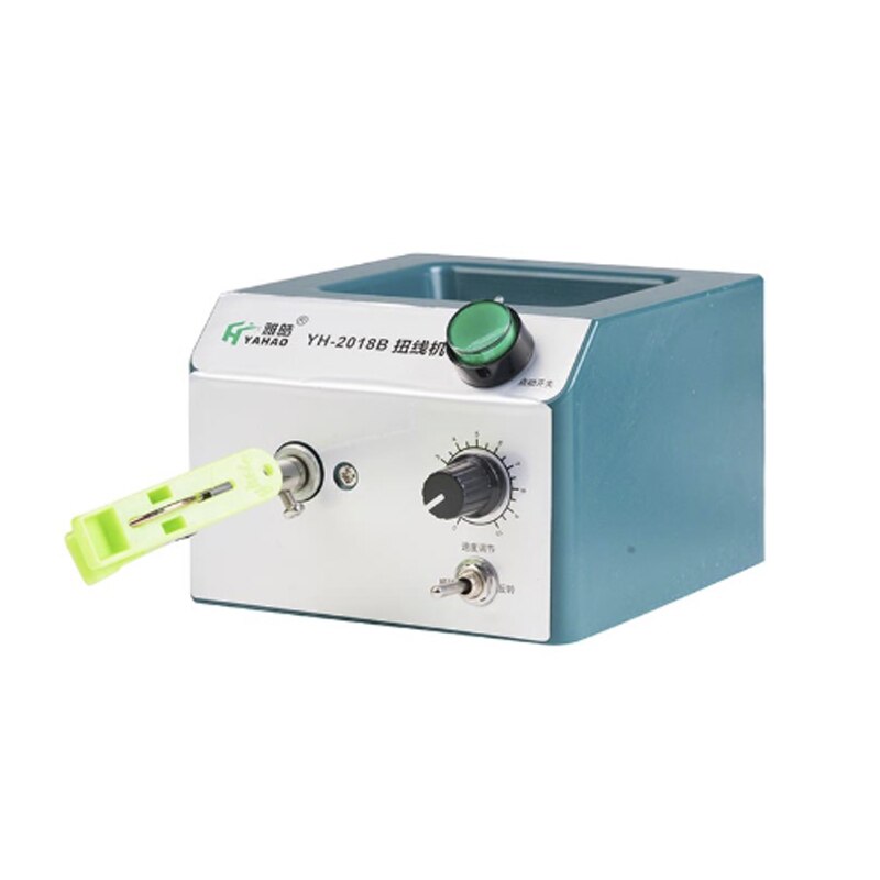 Adjustable speed electric twisting machine positive and negative shielded wire twisted pair braided wire winding machine