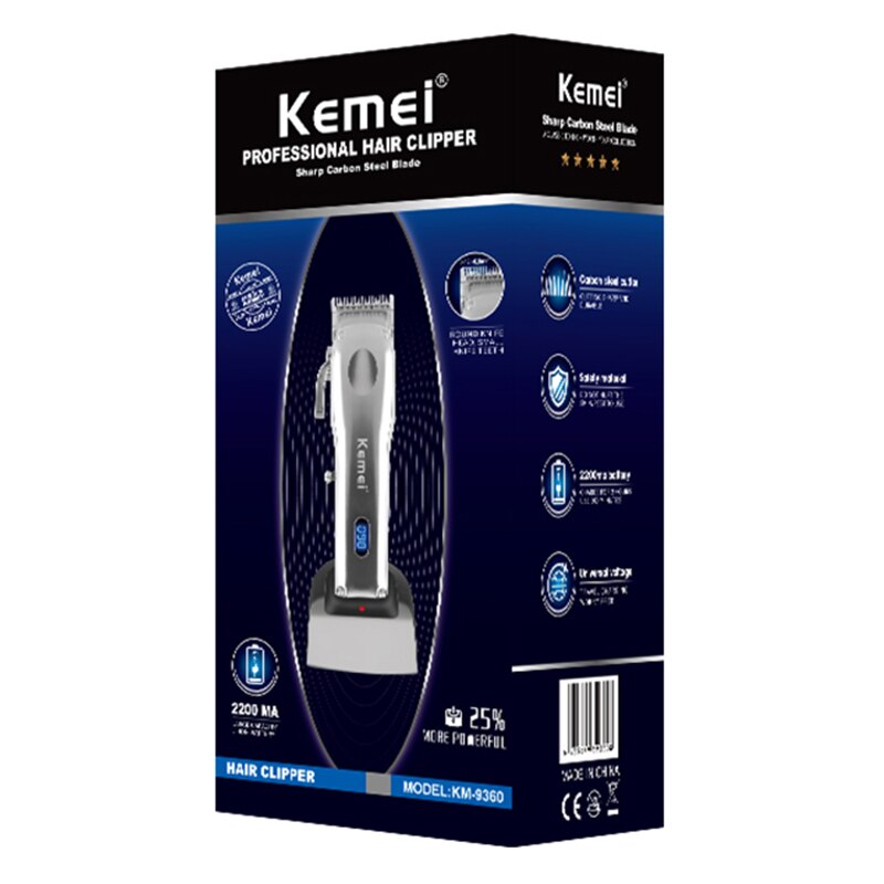 all metal hair trimmer electric adjustable hair clipper rechargeable hair cutting machine wire&wireless haircut