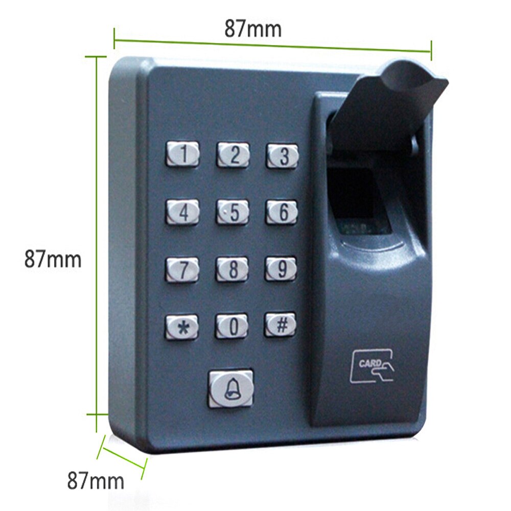Sistema de Control de acceso con huella dactilar, tarjeta de identificación de usuario, contraseña de entrada, teclado, mini Control de acceso, lector de teclado, 500