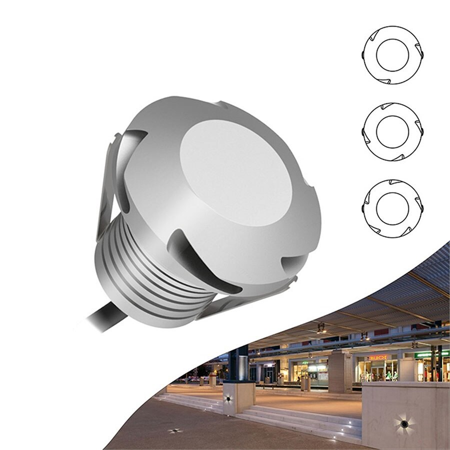 3W 12V IP67 Led Deklicht Outdoor Trappen Stap Lamp Verzonken Vloer Licht Buiten Waterdichte Spot Licht Verzonken ondergrondse Lamp