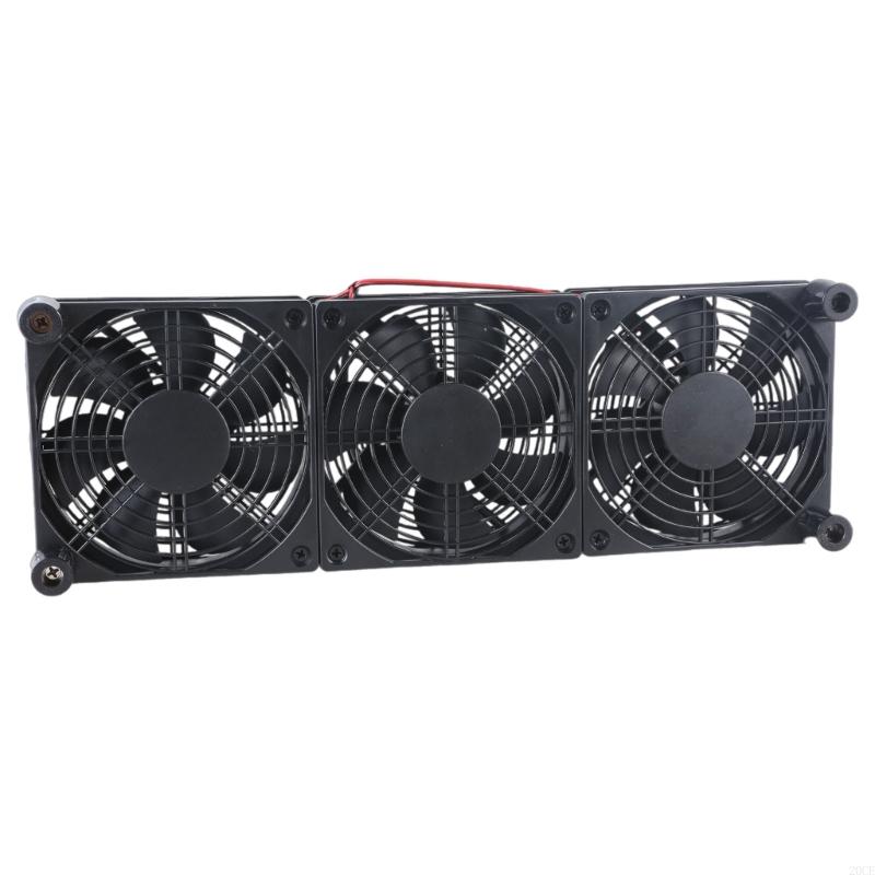 20ce x 5v usb-vifte med høy luftstrøm, tre vifter, kjøling for ruter, tv-boks, mikro, datamaskin, elektronikk, 1400 o/min, hastighet , 45 cfm, luftstrøm