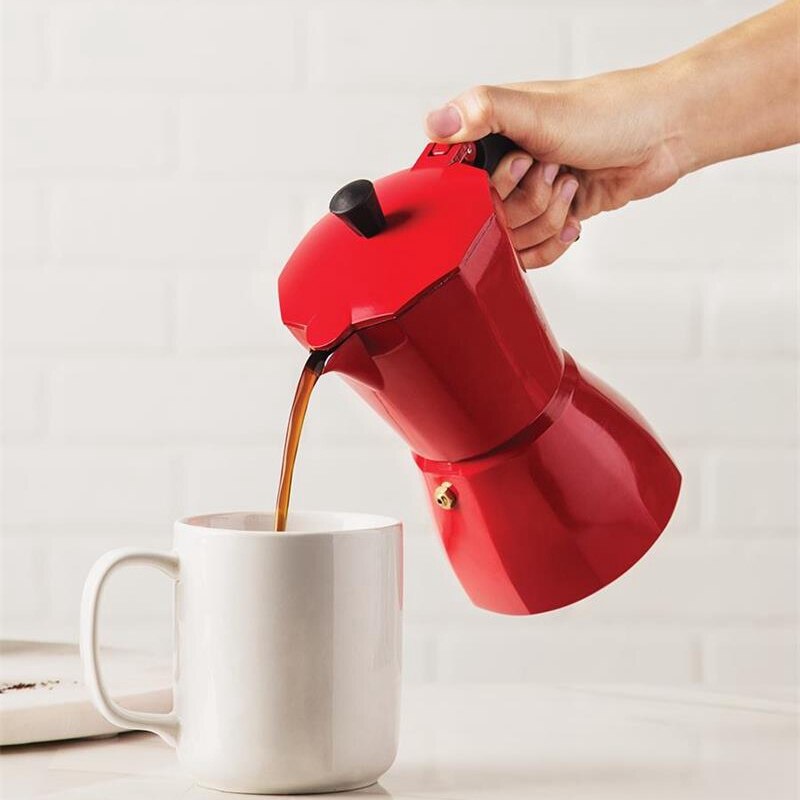 Italialainen alumiininen kahvinkeitin moka espressokeittimen työtaso 300ml liesituuletinta