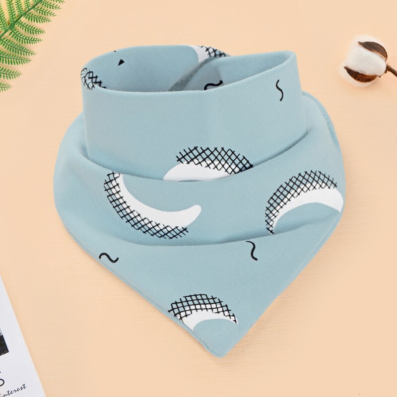 45*31 Cm Zachte Katoenen Bandana Baby Slabbetjes Double Layer Baby Baberos Burp Doek Voeden Kiel Gesp Peuter Sjaals dribble Handdoeken: 10
