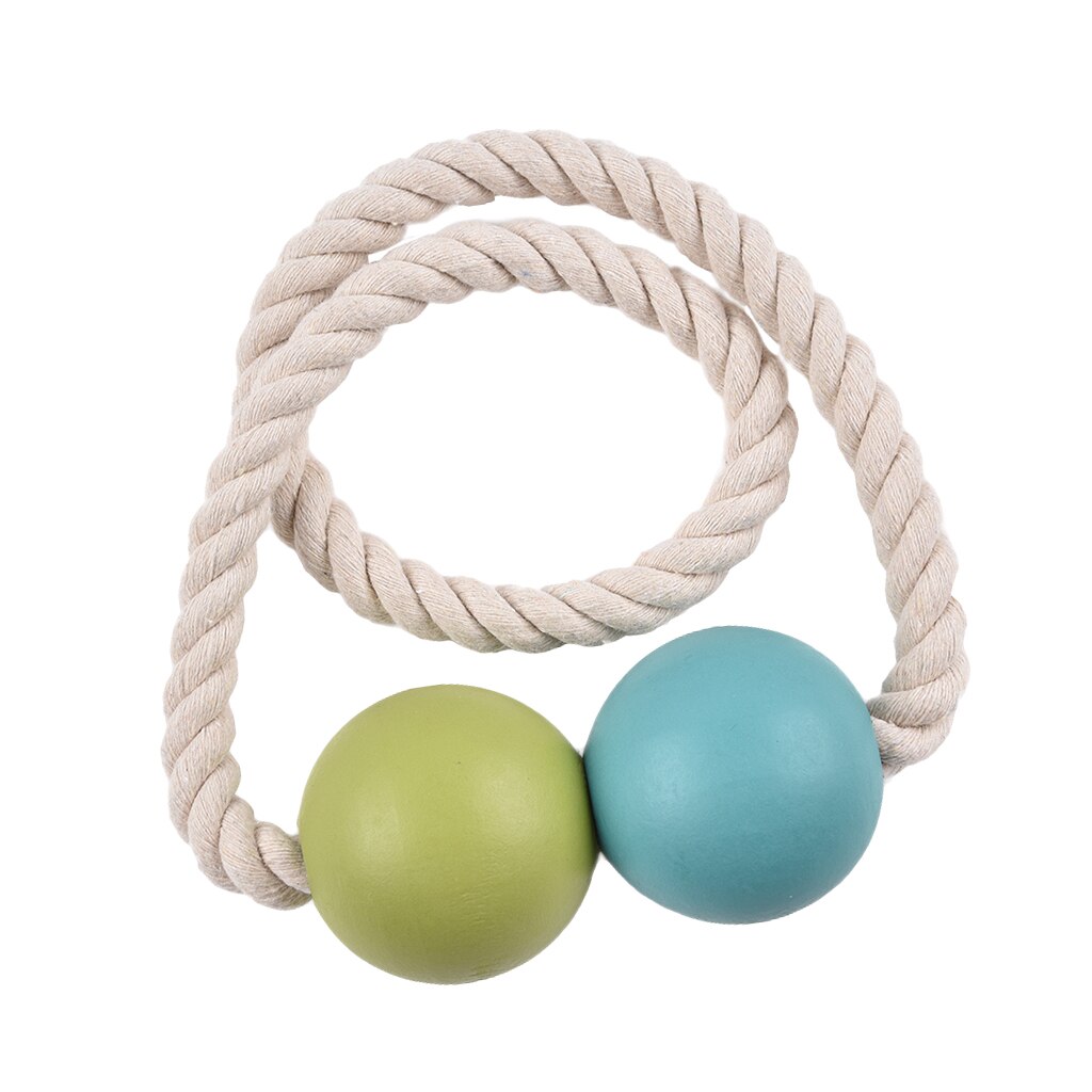 2 Stuks Hout Kralen Magnetische Tie Terug Gordijn Gordijn Clips Houden Backs-10 Kleuren Beschikbaar