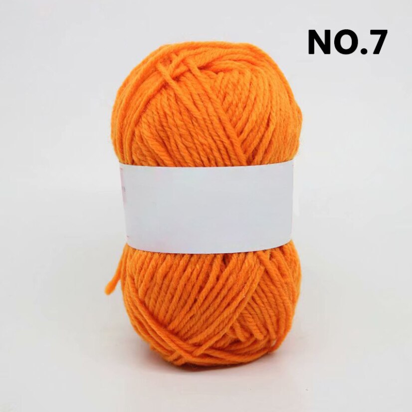 25g Soft Acrylic Yarn Knitting Crafts Soft Yarn Colorful Craft Baby Wool Knitted Diy Hand Made Doll Cloth Sweaters Yarn Balls: 7