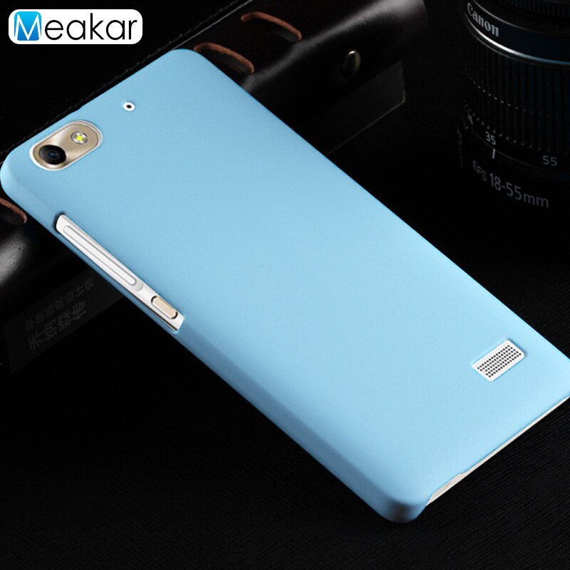 Matte Plastic Coque Cover 5.0For Huawei Honor 4C Case For Huawei Honor 4C G Play Mini CHM-U01 Phone Back Coque Cover Case: For G Play Mini / sky blue