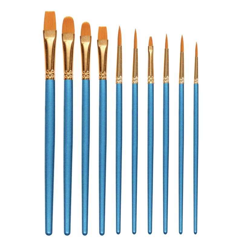 20 Pcs Paint Pallet Brushes with 6 Pcs Paint Trays for Kids Adults to Painting Q6PA