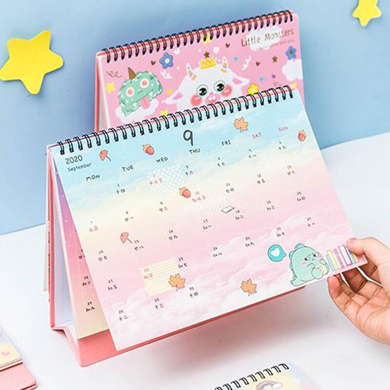 Cartoon Desk Calendar Table Calendar Timetable Planner .08.12