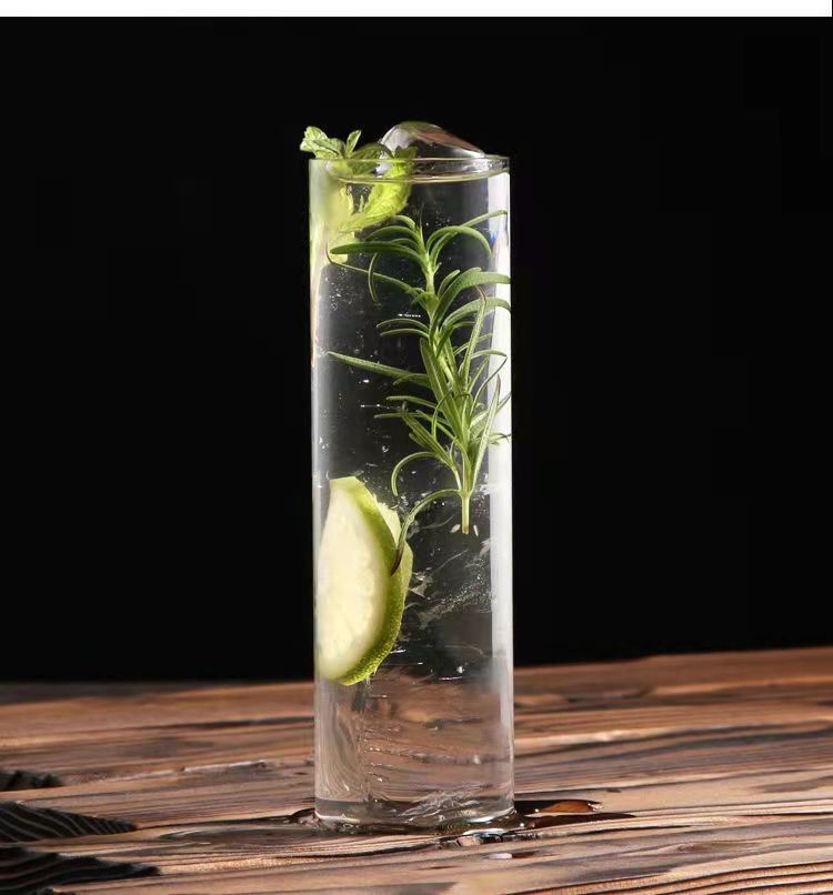 Japanese Straight Colin Cup Fizz Cocktail Glass High Ball Cup Long Island Iced Tea Glass Long Drinking Cup