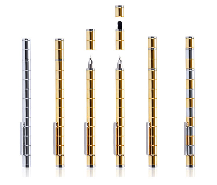 Touch Pen Voor Telefoon Magnetische Pen Metalen Magneet Modulaire Denken Inkt Speelgoed Stylus Pen Voor Iphone Ipad Decompressie Speelgoed Polar pen