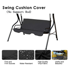 3 Seat Swing Cover Tuin Cover Waterdicht Uv-bestendig Stoel Schaduw Stof/Sail Binnenplaats Hangmat Tent Swing Top cover