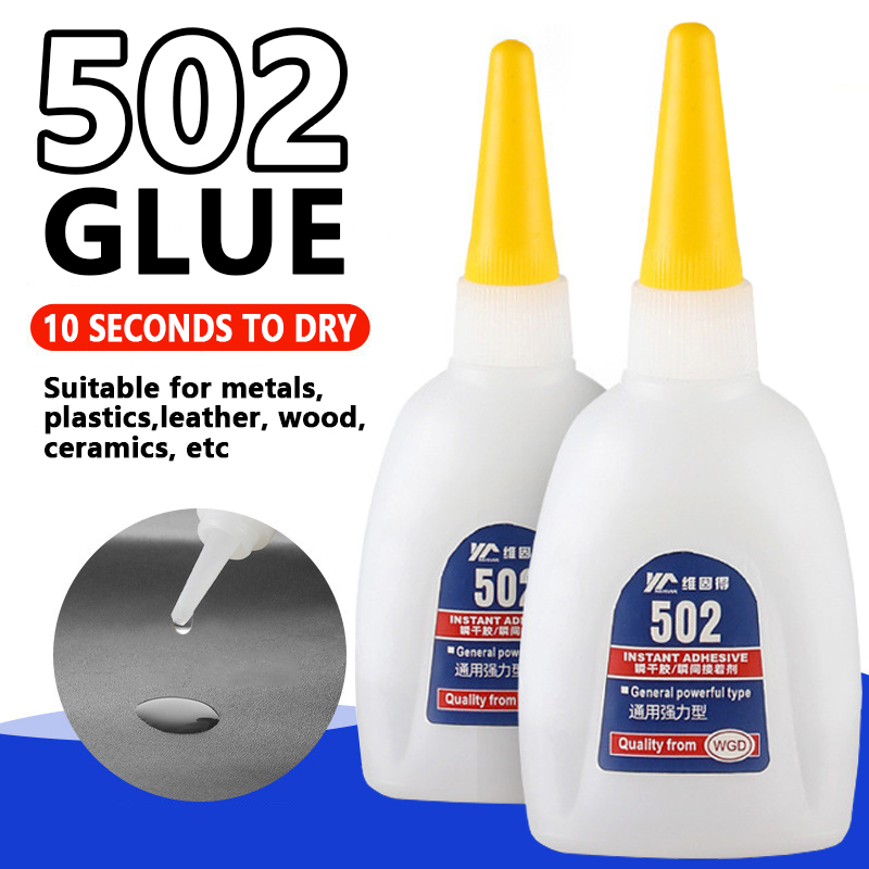 High-Strength Glue Strong Instant Adhesive Quick Dry Multi-Use for Home Repair DIY Crafts Metal Plastic Wood Ceramic Leather Fix