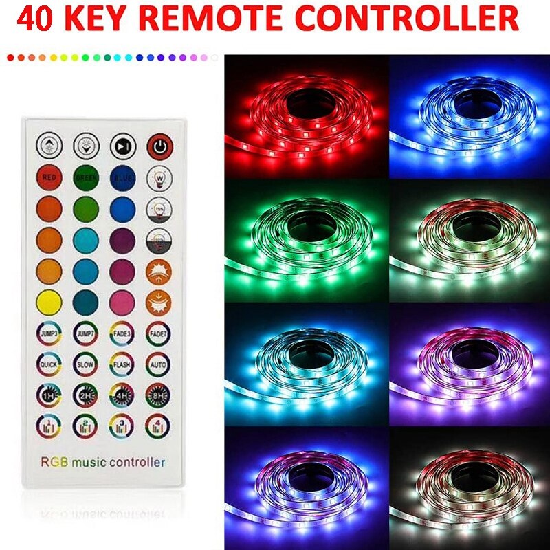 Bluetooth 10M Rgb LED Strip Lights Waterproof with Bright 5050 LED Flexible Tape Lights Dream Color LED Strip Lights
