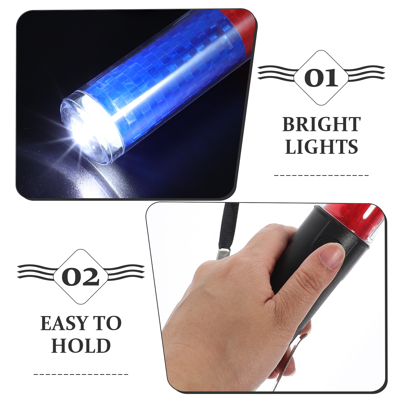 Băț luminos pentru concert, băț luminos pentru fani, băț luminos reutilizabil pentru concerte, petreceri, consumabile pentru sărbători