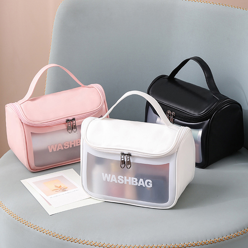 1PC Ins Style Multifunctional Cosmetic Bag for Women Wash Bag Portable Waterproof Swimming Bag Home Travel Storage Bag Case