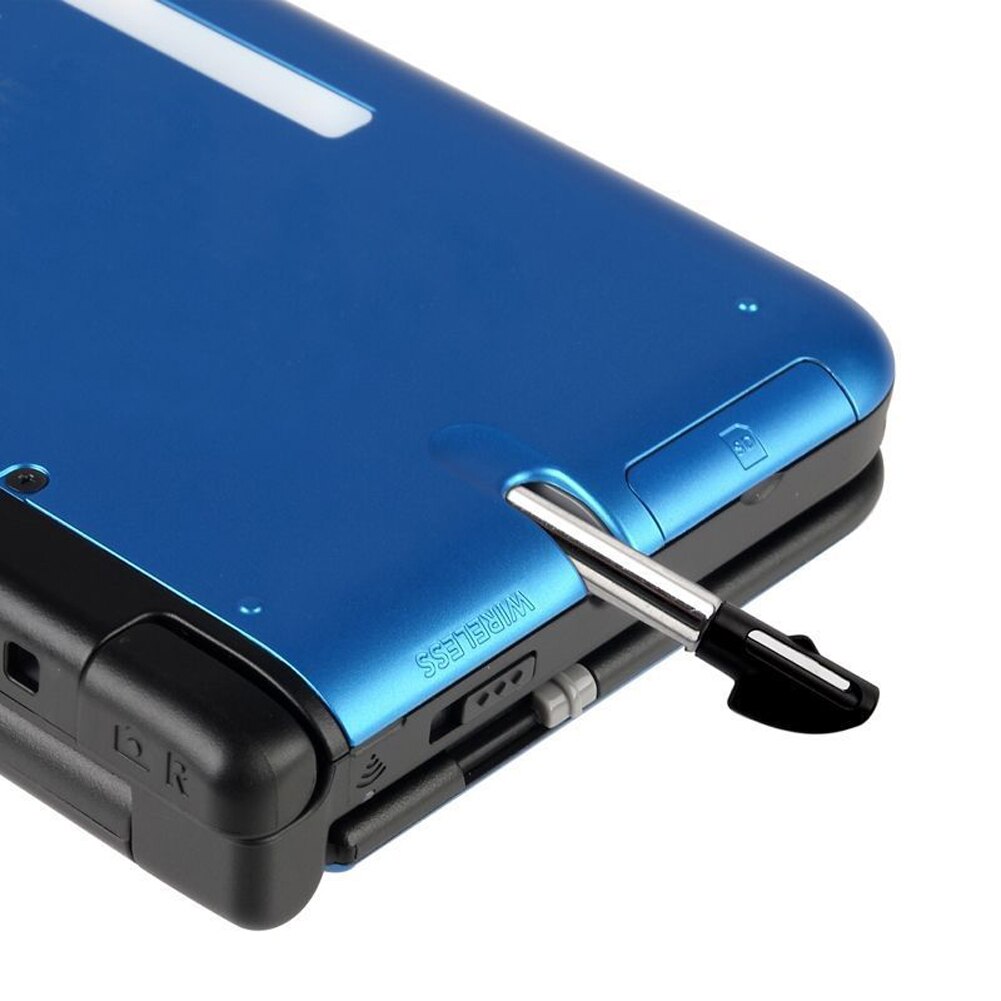 5Stck Farben Metall Versenkbaren Stift berühren Kuli für Nintend 3DS XL/LL Spiele Maschine Zubehör Bildschirm Schutz Requisiten