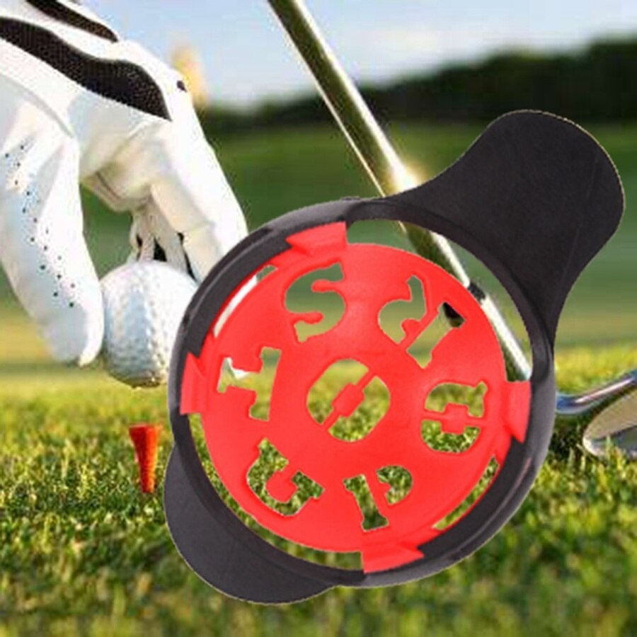 6in1 Golf Ball Line Liner Marker Marks Template Grandado
