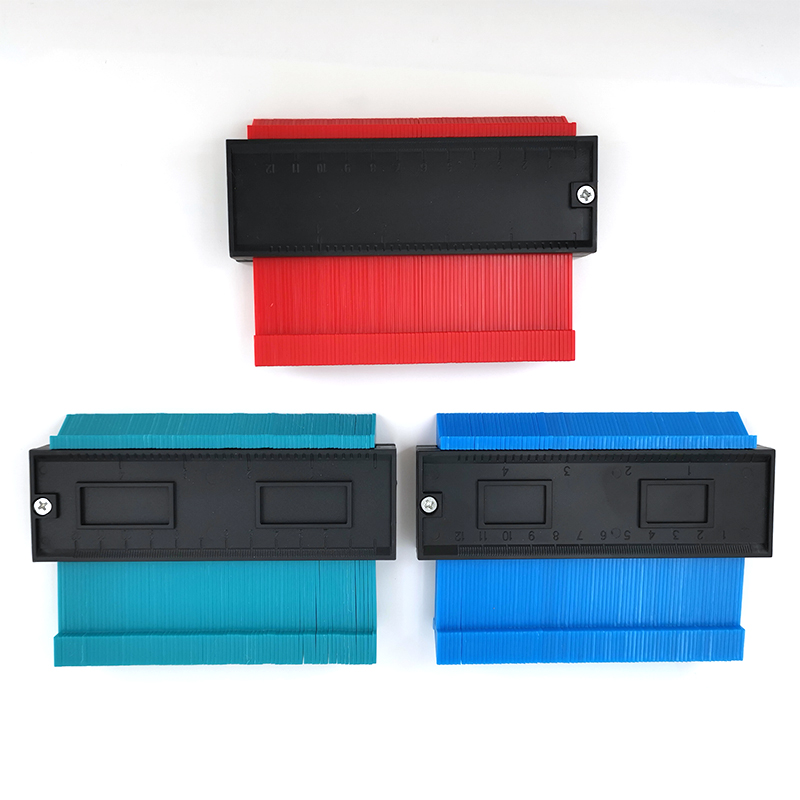 Jauge en plastique, profil de Contour, copieur Standard 5 largeur outil de marquage du bois carrelage carreaux stratifiés outils généraux bande