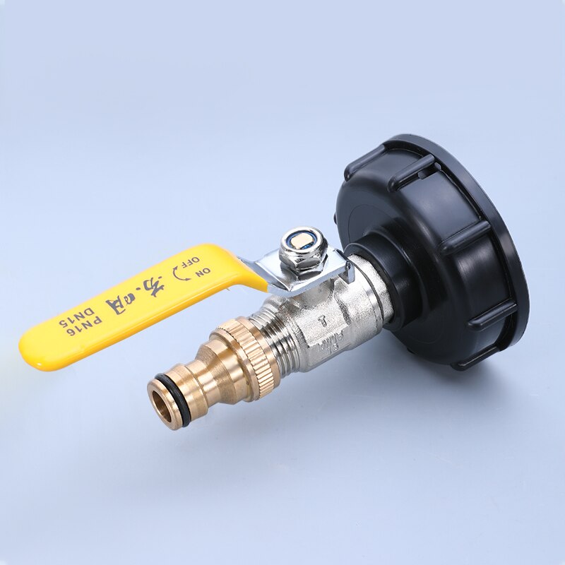 Water Tank Adapter 1/2'' 3/4'' 1'' Thicken outer Tap Fittings Garden Hose Connector for IBC Water Tank 1PCS