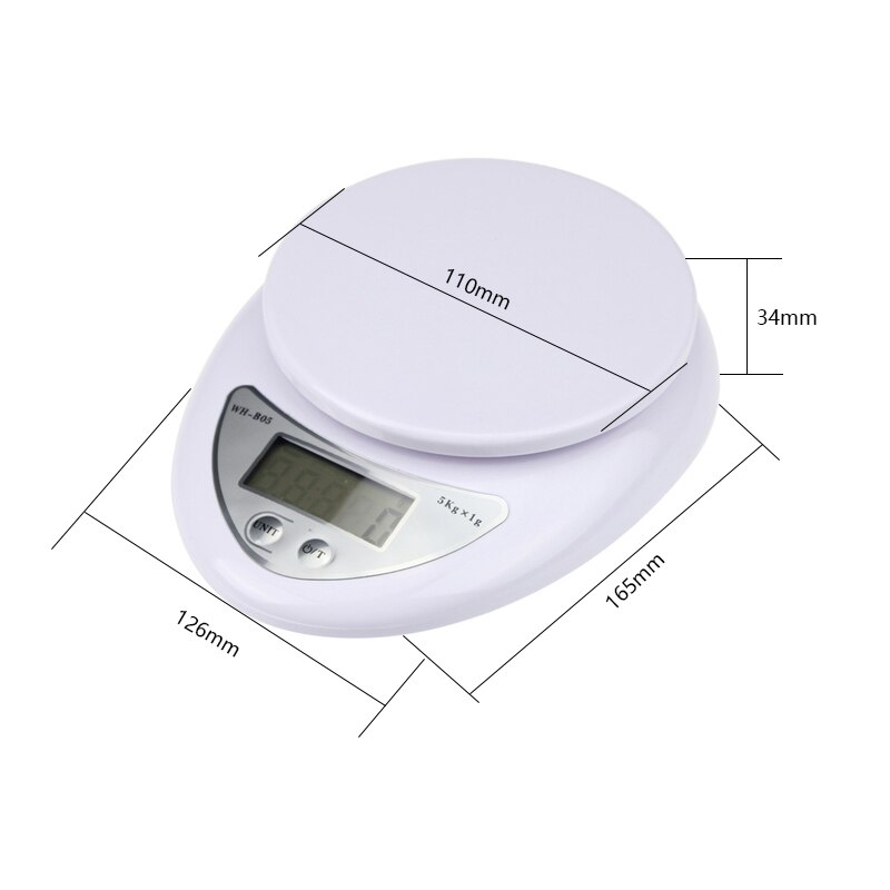 Household Digital Kitchen Scale Electronic Weighing Food Health Diet Measuring Precision Scale Balance Jewelry Scal
