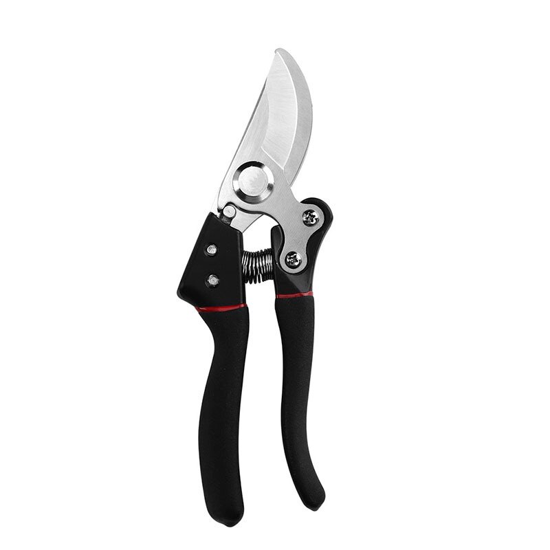 Garden Hand Pruner With SK5 Steel Blades Pruning Shear Garden Cutting Tools For Tree Trimmers Orchard Shears: black